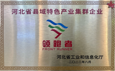 安平首家荣获“河北省县域特色产业集群领跑者”称号企业——河北金标建材