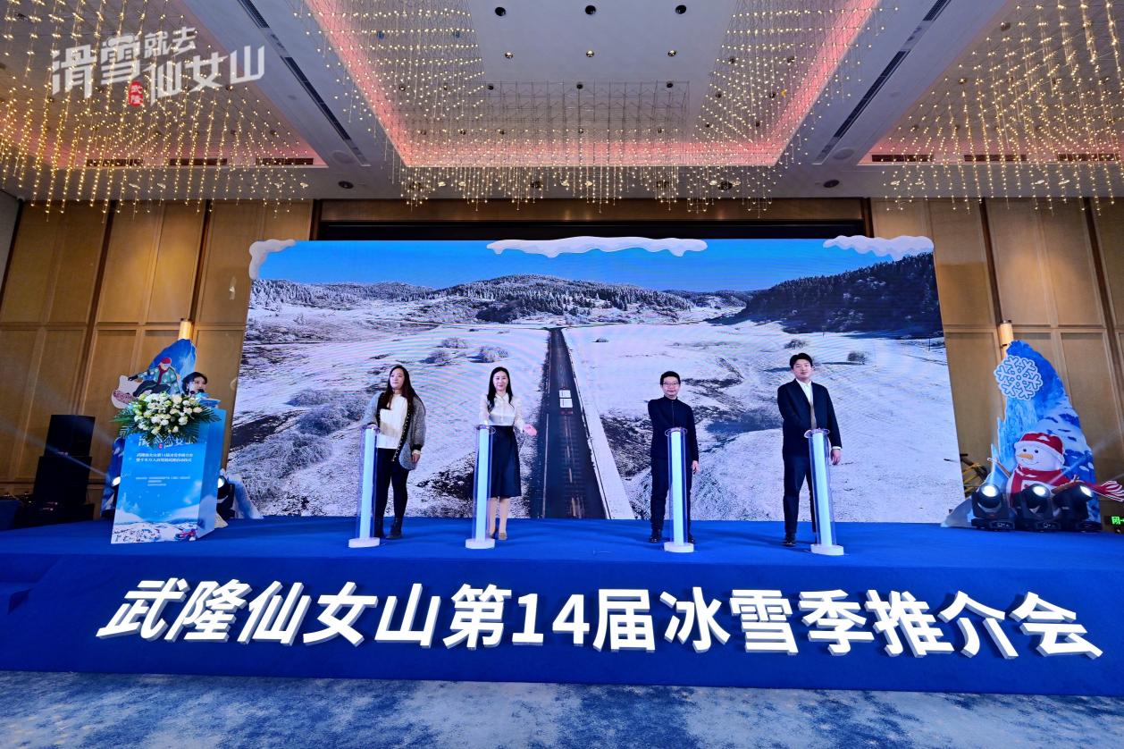 重庆仙女山第14届冰雪季启动 千车万人自驾游武隆