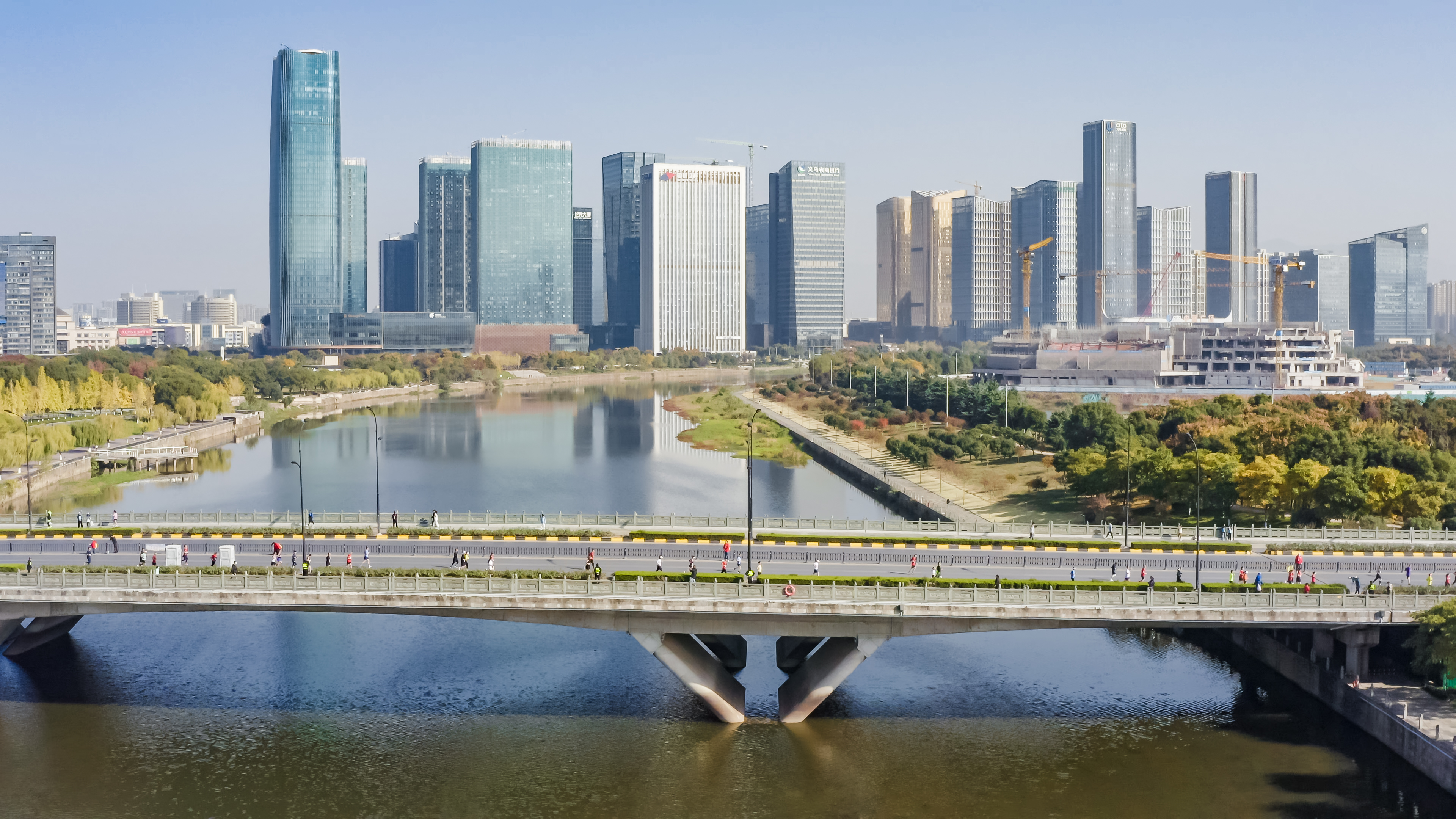 档案馆,博物馆新馆,义乌江,国际商贸城,义乌港,植物园绿道,雪峰路,cbd