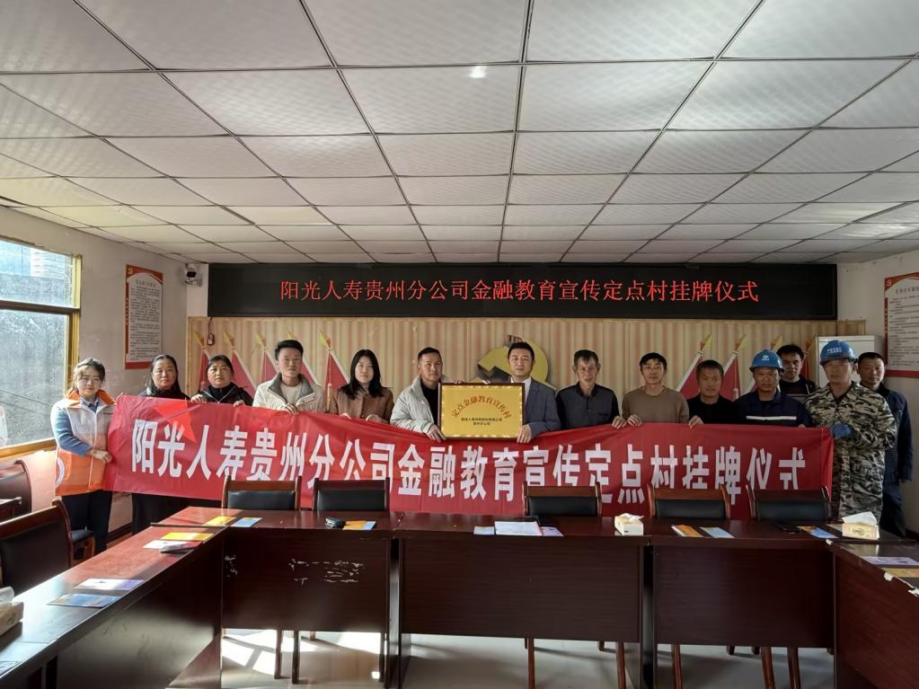 打通“最后一公里” 阳光人寿在贵州平寨村建起金…